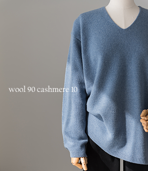rona wool cashmere v knit[니트BPE25]안나앤모드